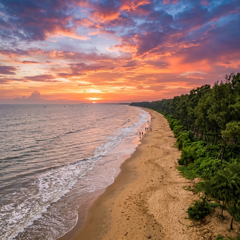 Purba Medinipur — Digha and Mandarmani beaches, West Bengal