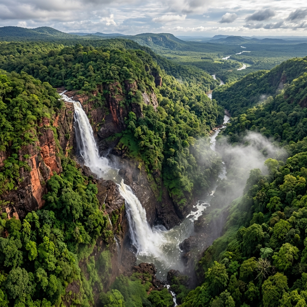 Simlipal Tiger Reserve River & Forest Canopy