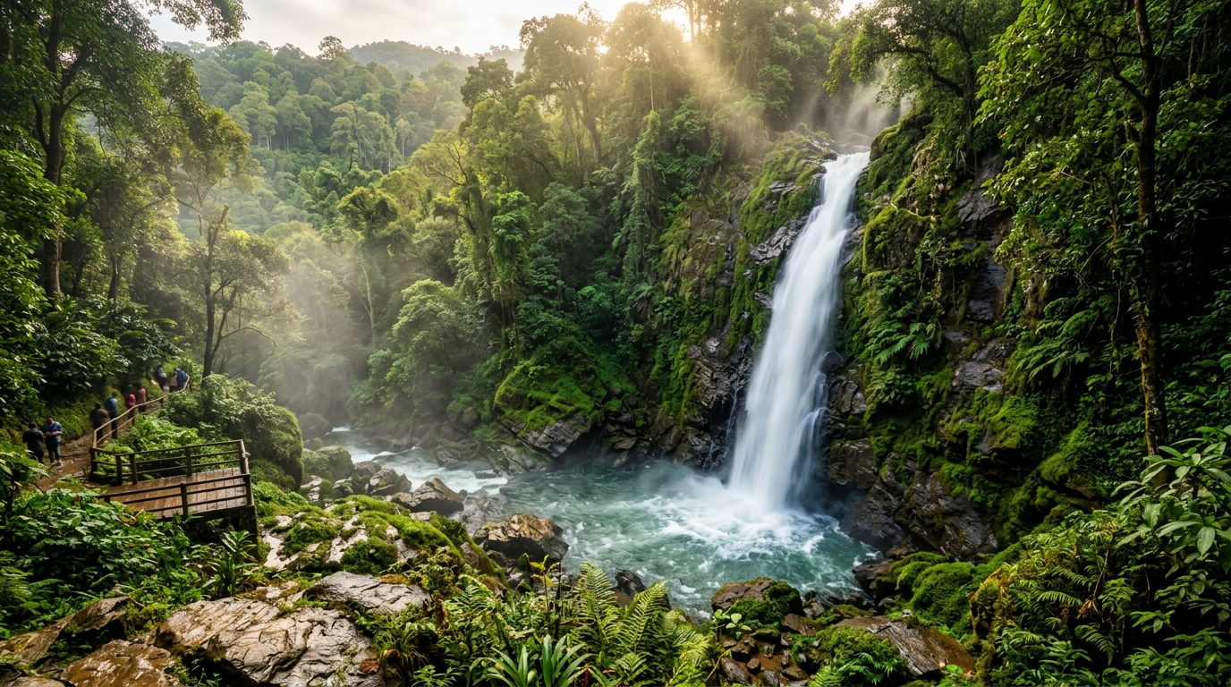 Abbi Upper Stream & Spice Plantation Trail in Kodagu, Karnataka