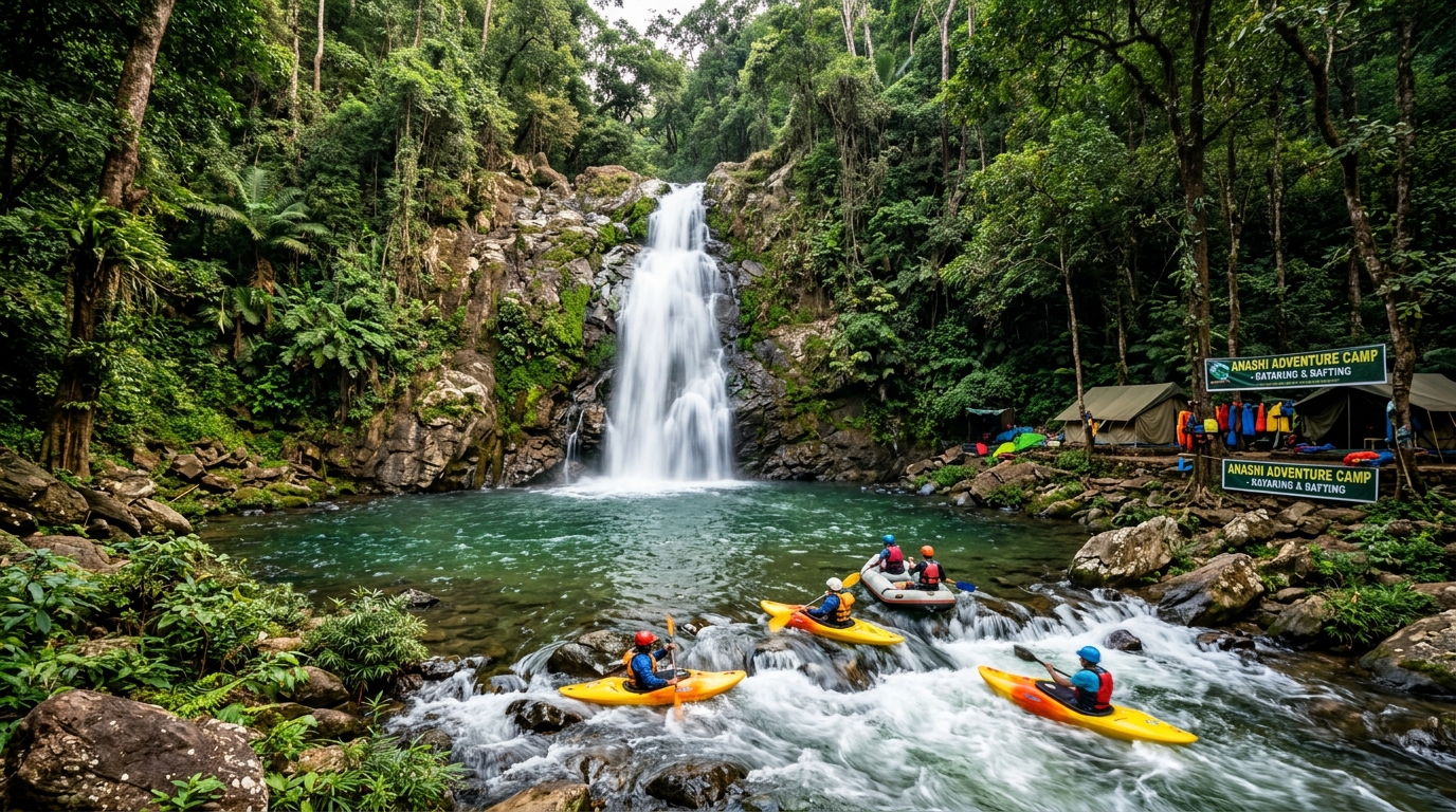 Anashi Tiger Reserve Falls in Uttara Kannada, Karnataka