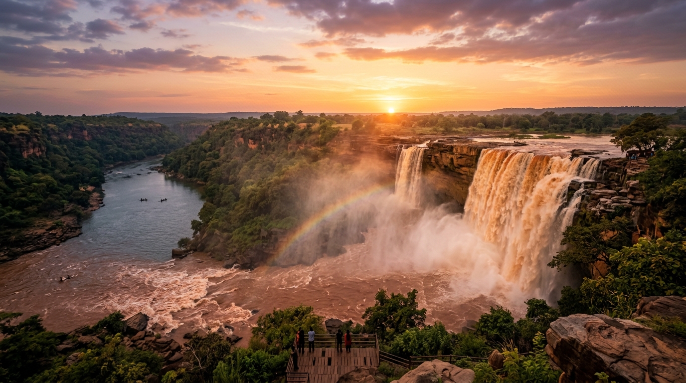 Chitrakote Falls in Bastar, Chhattisgarh