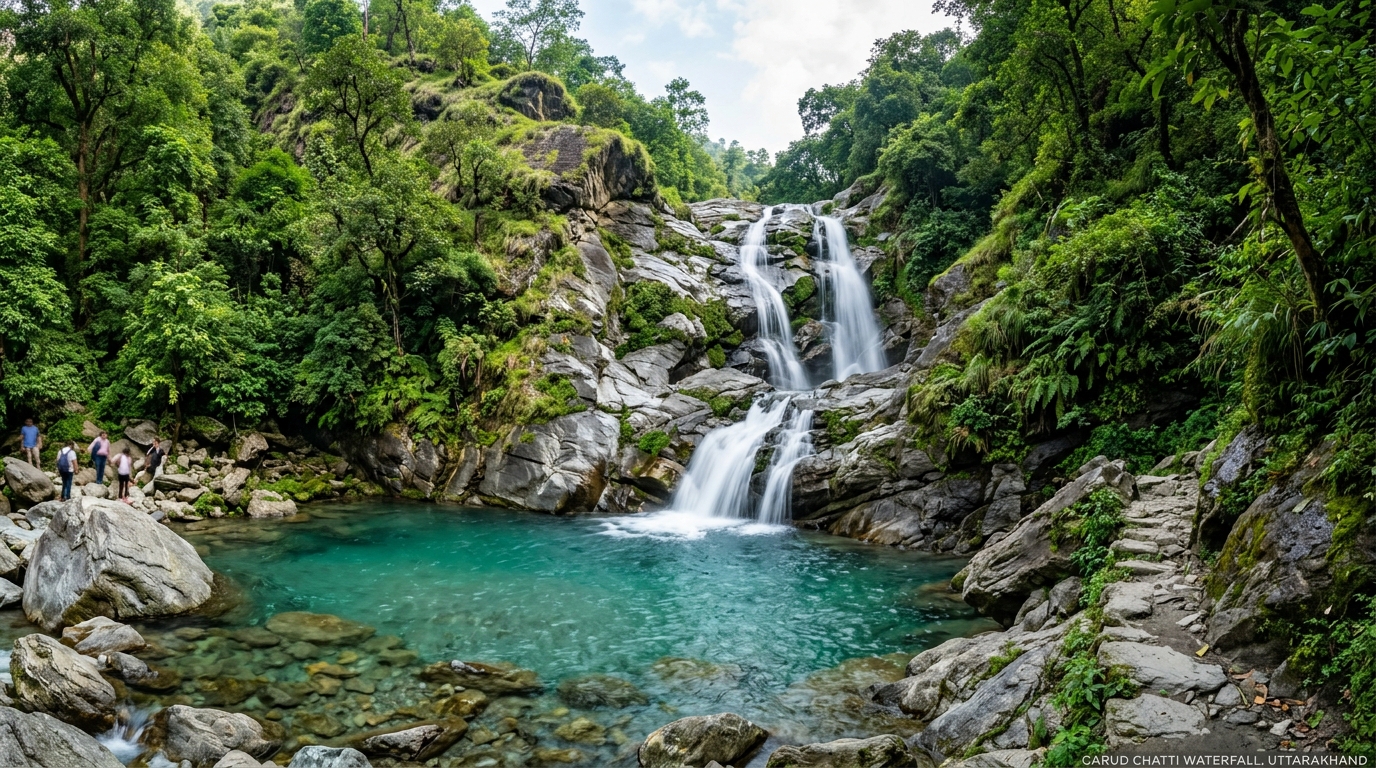 Sultanpathri Waterfalls in Baramulla, Jammu & Kashmir