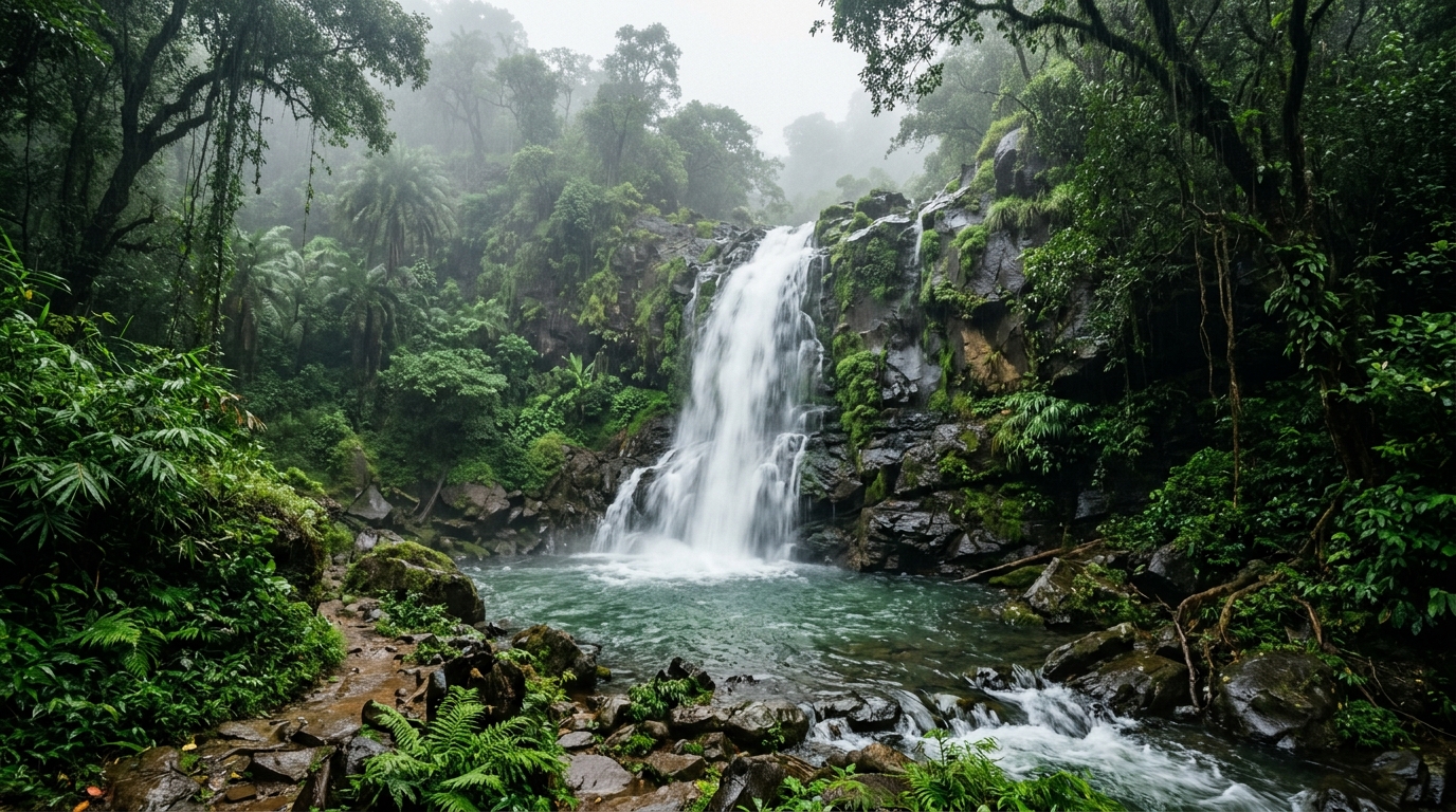 Vajrai Falls in Satara, Maharashtra