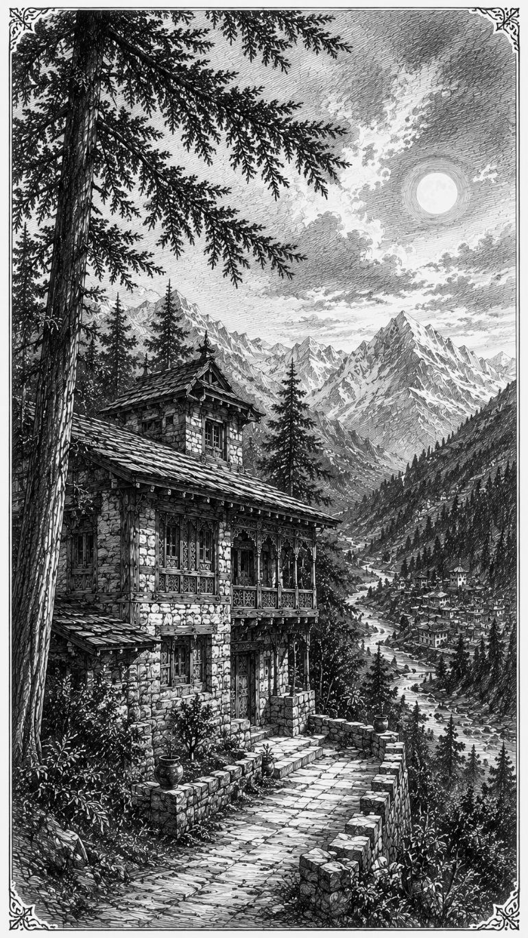 Home for a While Illustration